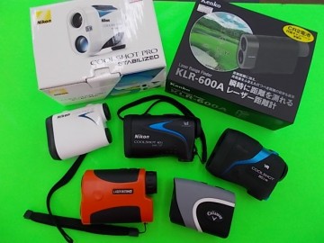 ゴルフのお助け用品 中古 レーザー距離計を販売しております。【足立店 