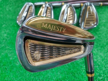 マジェスティ プレステジオ13 ゴールド（7番～9番、PW、AW）美品 アイアンセット入荷！買取速報！