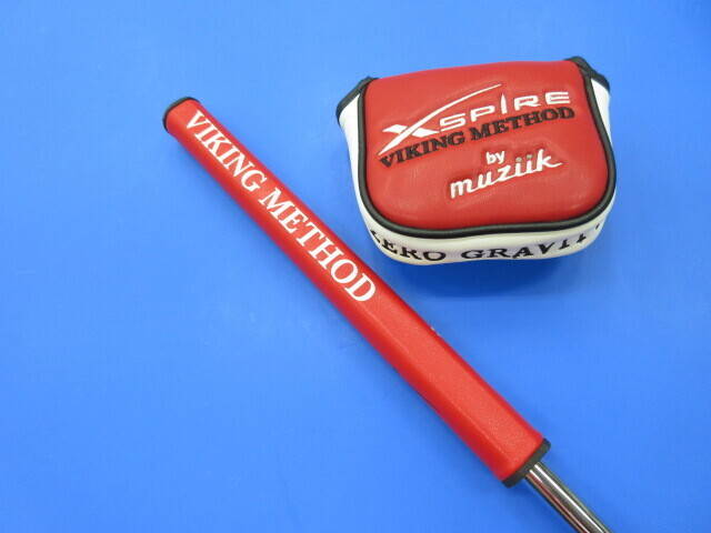 中古 XSPIRE VIKING METHOD ZERO GRAVITY ダブルベントパター ゴルフ用品