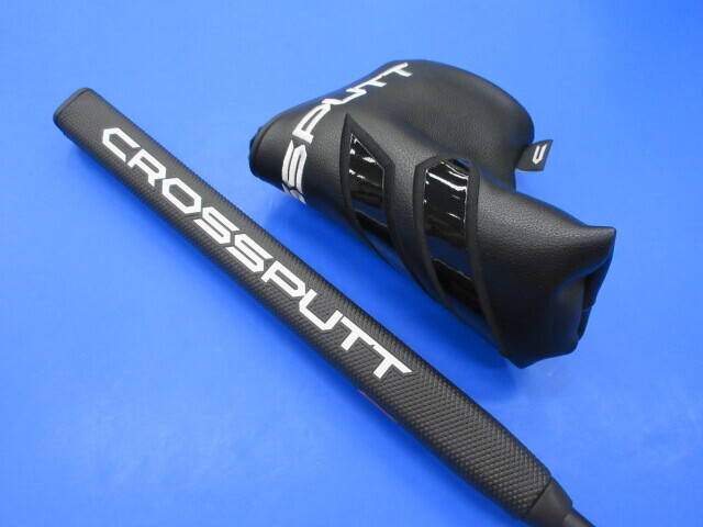 中古 CROSSPUTT RED BLACK LABELパター ゴルフ用品