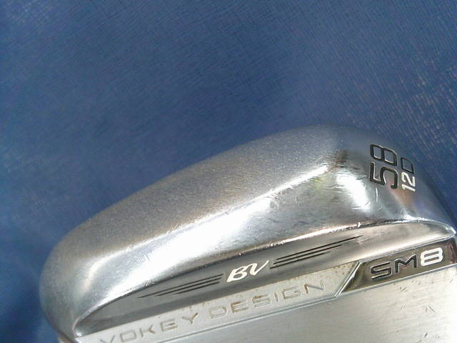 Titleist ウェッジ Vokey SM8 ツアークローム 58°-12D レフティ