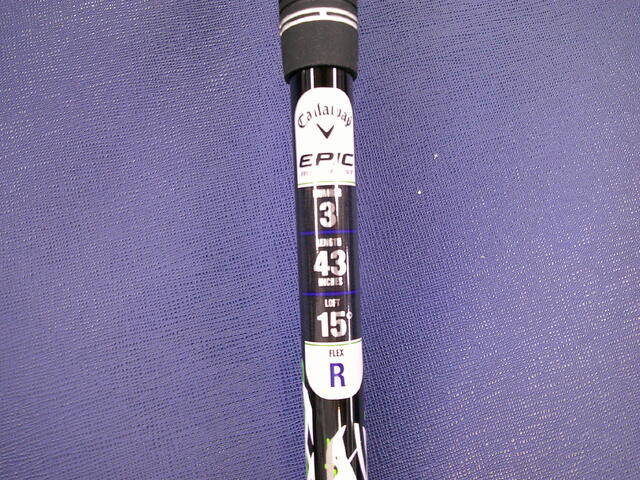 中古 EPIC MAX FAST #3(15°)フェアウェイウッド ゴルフ用品