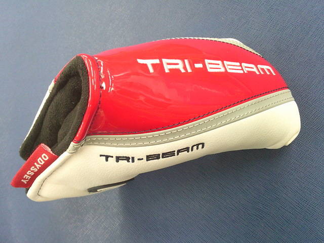 中古 TRI-BEAM RED DOUBLE WIDE CSパター ゴルフ用品