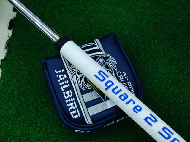 中古 Ai-ONE Square 2 Square JAILBIRD BROOMSTICKパター ゴルフ用品