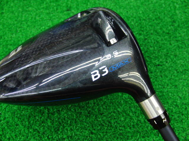 中古 BRIDGESTONE B3 MAX 9.5°ドライバー ゴルフ用品