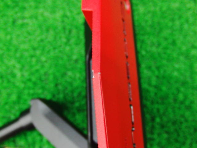 中古 CROSSPUTT RED BLACK LABELパター ゴルフ用品