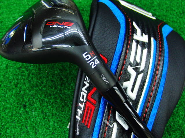 中古 AEROJET ONE LENGTH 5H(24°)ユーティリティ ゴルフ用品