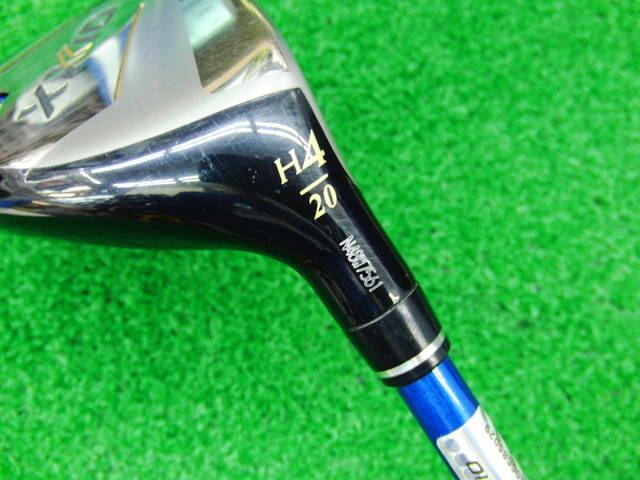 中古 XXIO (2024) ネイビー H4(20°)ユーティリティ ゴルフ用品