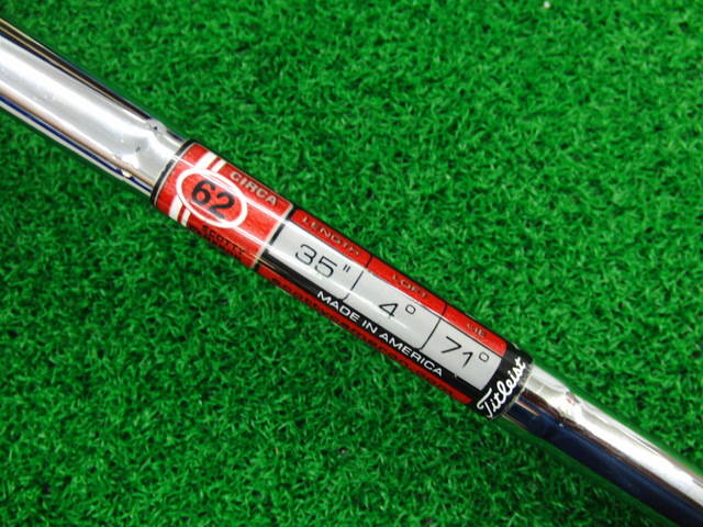 中古 CIRCA 62 CHARCOAL MIST No.1パター ゴルフ用品