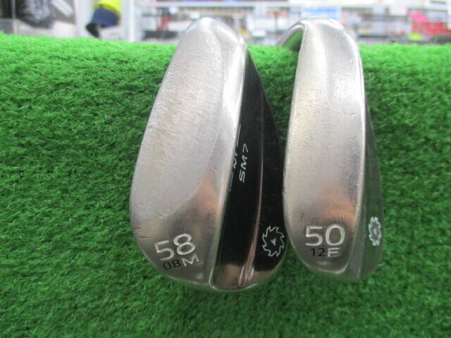 Titleist ウェッジ Vokey SM7 ブラッシュドスチール 50゜-12F