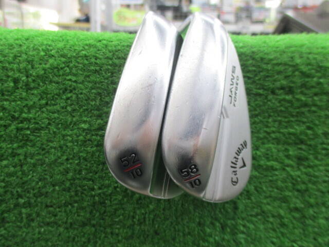Callaway ウェッジ JAWS FORGED クロムメッキ 52°-10°