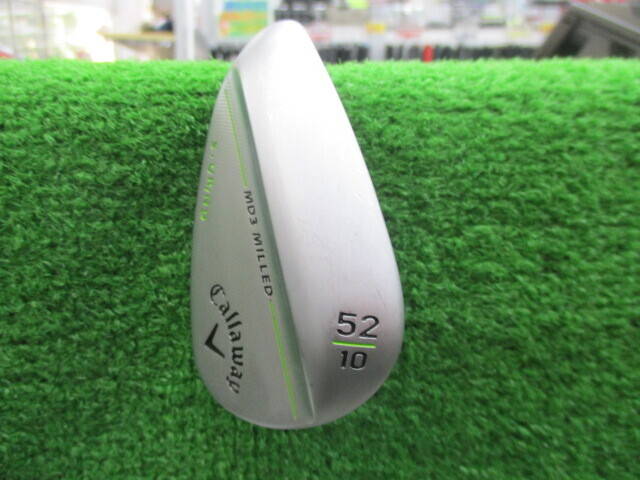 Callaway ウェッジ MD3 MILLED (クロムメッキ) 52゜ S-GRIND レフティ