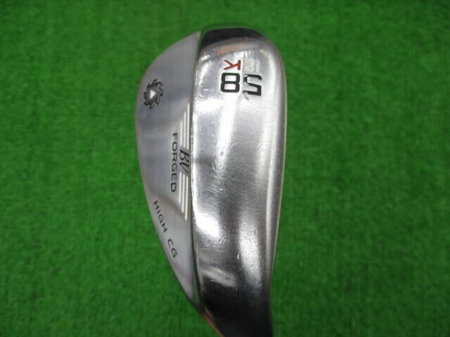 Titleist ウェッジ VOKEY FORGED HIGH CG サテン 58゜-12K