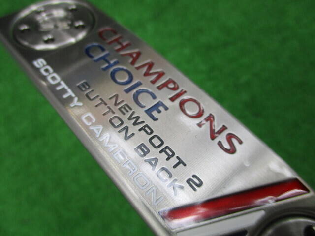 中古 CHAMPIONS CHOICE NEWPORT 2 BUTTON BACKパター ゴルフ用品