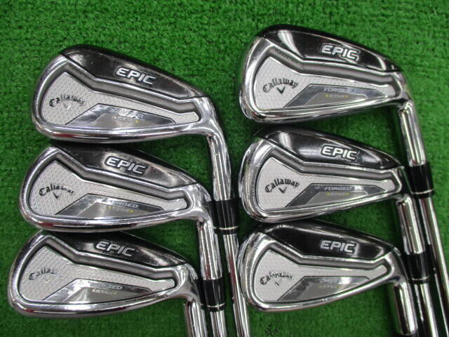 中古 EPIC FORGED STAR 6本アイアンセット ゴルフ用品
