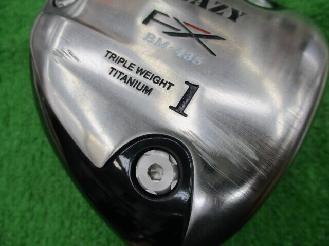 中古 CRAZY FX BM-435  9.5°ドライバー ゴルフ用品