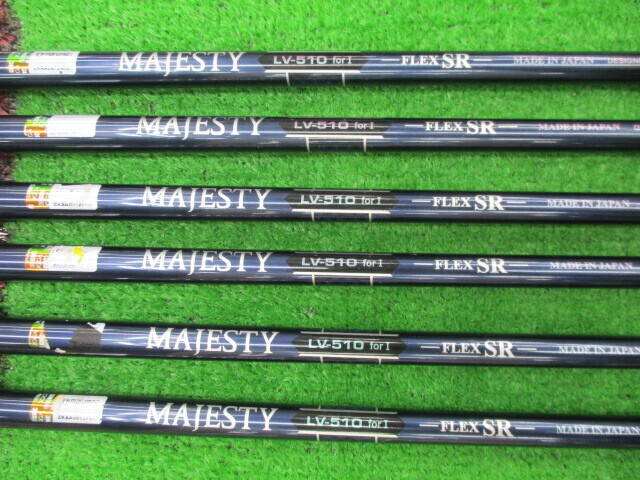中古 MAJESTY ROYAL BLACK 6本アイアンセット ゴルフ用品