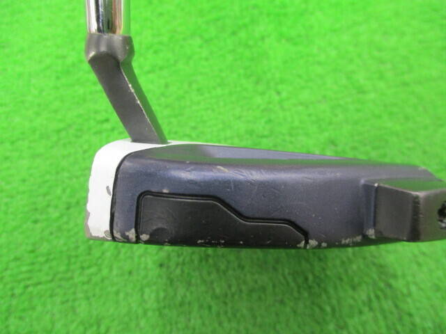 中古 SPIDER EX NAVY/WHITE スモールスラントパター ゴルフ用品