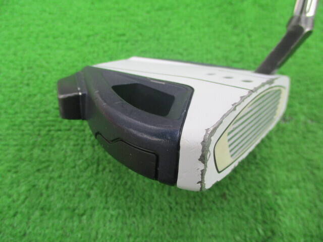 中古 SPIDER EX NAVY/WHITE スモールスラントパター ゴルフ用品