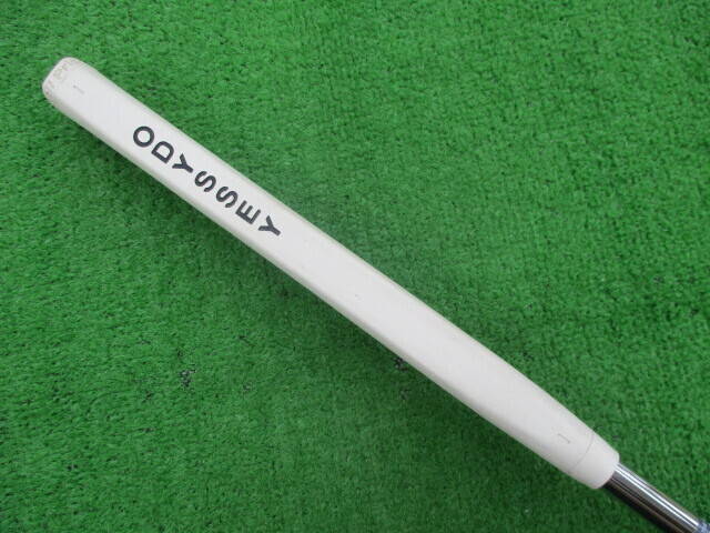 中古 STUDIO SB-5 ホワイトニッケルフィニッシュパター ゴルフ用品