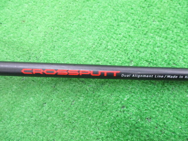 中古 CROSSPUTT RED BLACK LABELパター ゴルフ用品