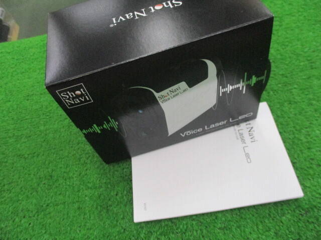 中古 Shot Navi Voice Laser Leo ホワイト距離測定器 ゴルフ用品