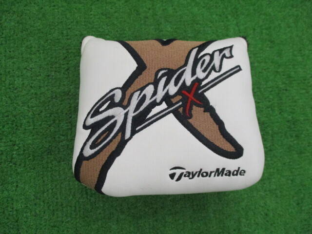 中古 SPIDER X カッパー/ホワイト シングルベンドパター ゴルフ用品