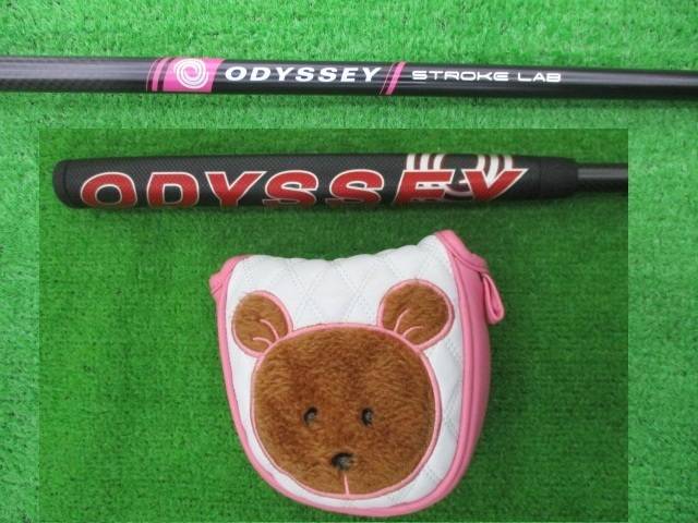 中古 EXO SEVEN MINI ピンクパター ゴルフ用品
