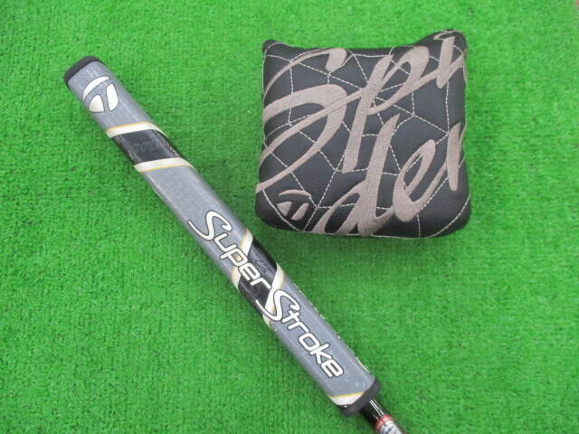 中古 SPIDER GTx DUNE SILVER TRUSS TM1パター ゴルフ用品