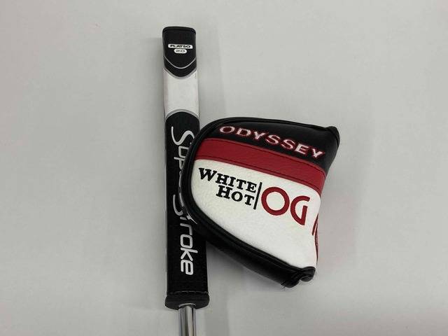 中古 WHITE HOT OG 2-BALL BLADE TOUR LINEDパター ゴルフ用品
