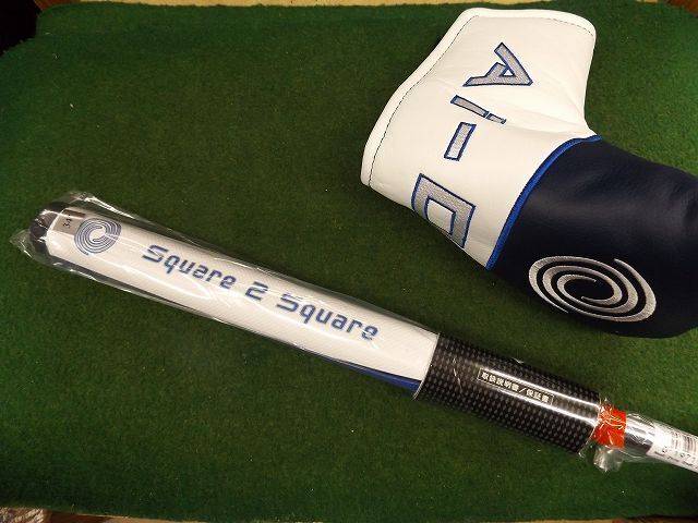 中古 Ai-ONE Square 2 Square DOUBLE WIDEパター ゴルフ用品