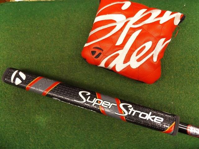 中古 SPIDER GT BLACK TM2 トラスセンターパター ゴルフ用品
