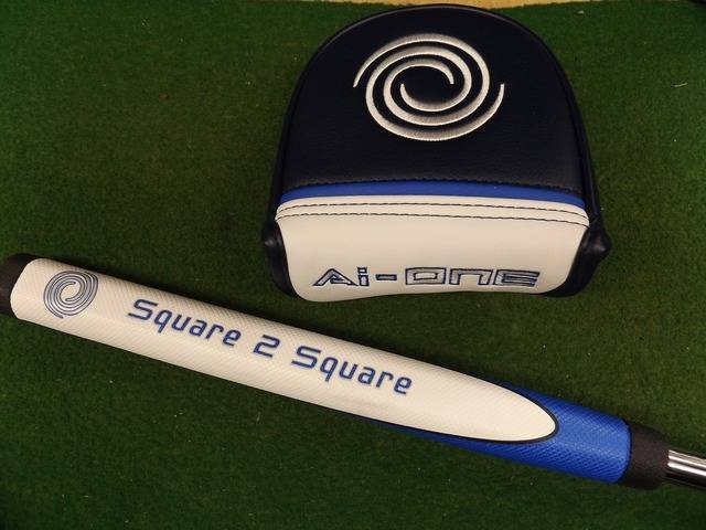 中古 Ai-ONE Square 2 Square MAX STRIPEパター ゴルフ用品