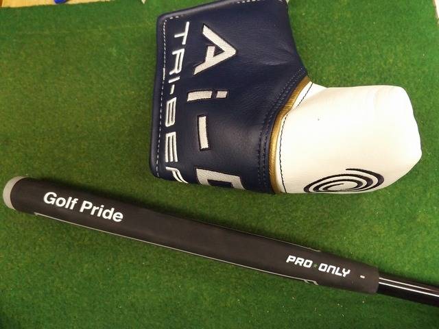 中古 Ai-ONE･MILLED TRI-BEAM DOUBLE WIDE Tパター ゴルフ用品