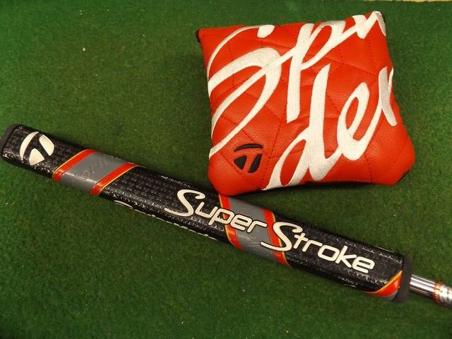 中古 SPIDER GT RED スモールスラントパター ゴルフ用品