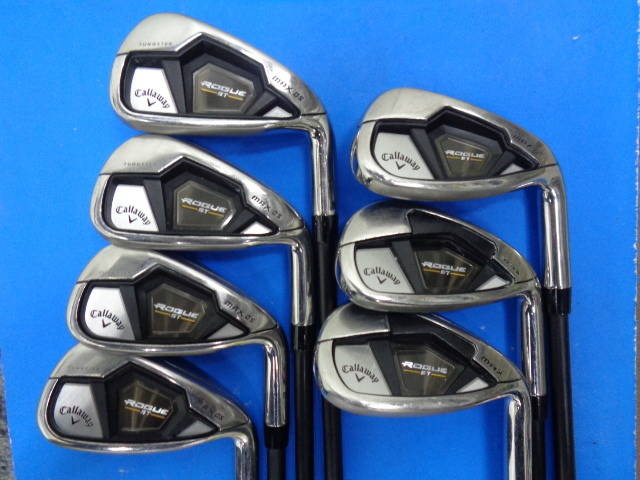 中古 ROGUE ST MAX OS  7本アイアンセット ゴルフ用品