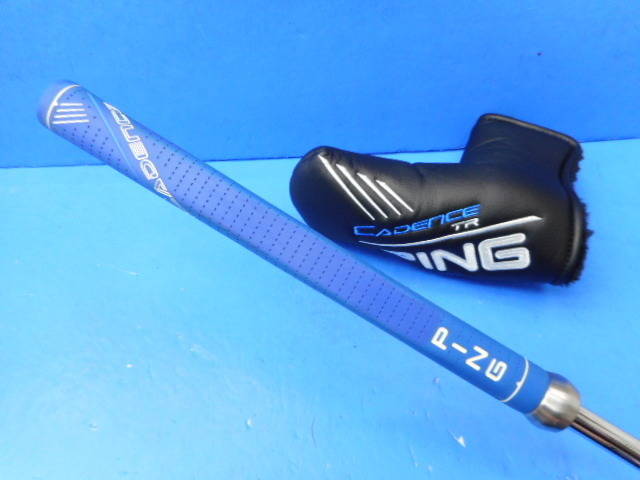 中古 CADENCE TR青 B65 (付属無)パター ゴルフ用品