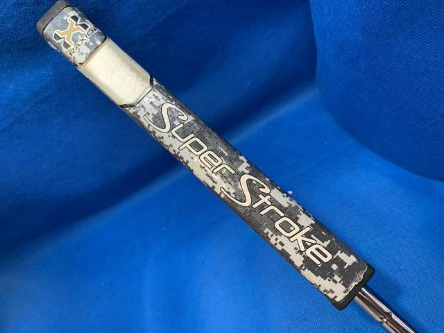 中古 WHITE HOT OG TRIPLE TRACK 2-BALL BLADEパター ゴルフ用品