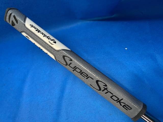 中古 SPIDER X ブルー/ホワイト スモールスラントパター ゴルフ用品