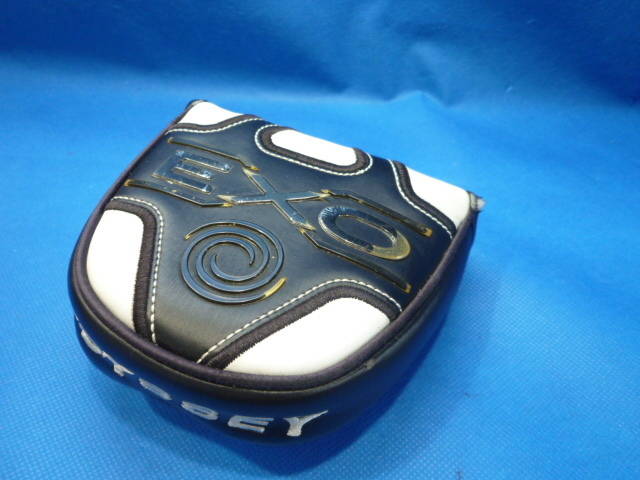 中古 EXO SEVEN MINI ゴールドパター ゴルフ用品
