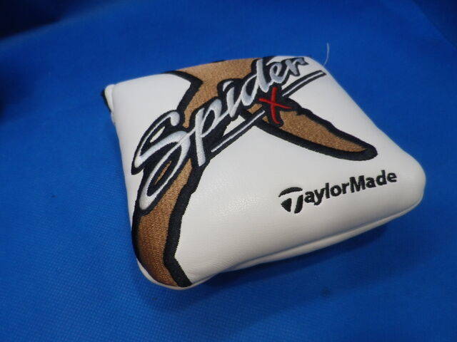 中古 SPIDER X ブルー/ホワイト スモールスラントパター ゴルフ用品