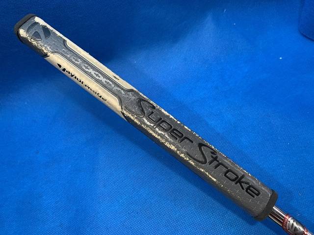 中古 SPIDER EX PLATINUM/WHITE シングルベンドパター ゴルフ用品