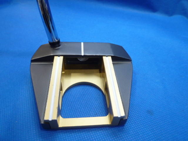 中古 EXO SEVEN MINI ゴールドパター ゴルフ用品