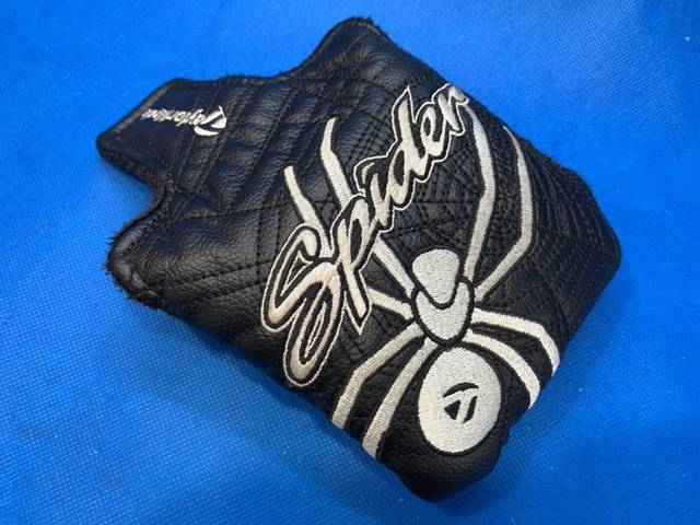 中古 SPIDER EX PLATINUM/WHITE シングルベンドパター ゴルフ用品