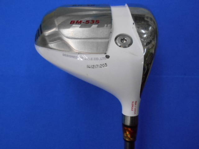 中古 JBEAM BM 535 WHITE  9°ドライバー ゴルフ用品