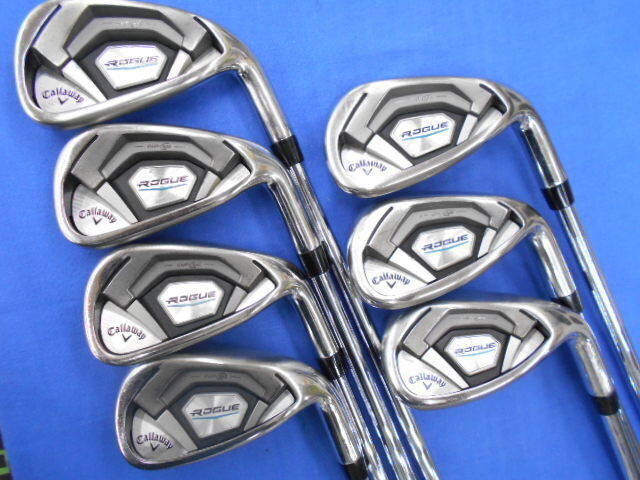 中古 ROGUE  7本アイアンセット ゴルフ用品