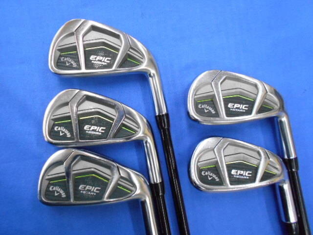 中古 EPIC STAR  5本アイアンセット ゴルフ用品