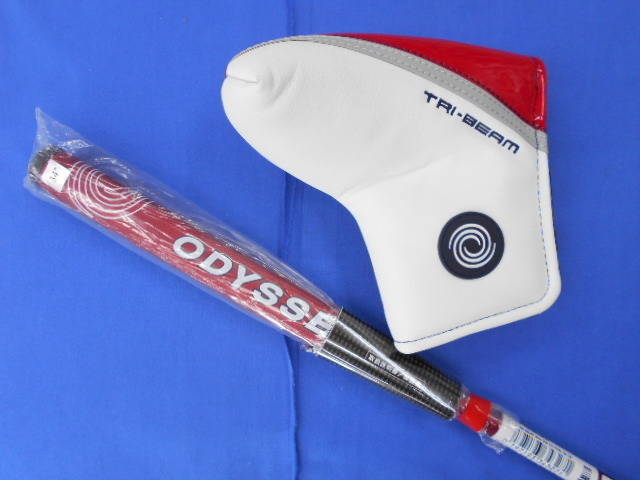 中古 TRI-BEAM RED DOUBLE WIDE CSパター ゴルフ用品