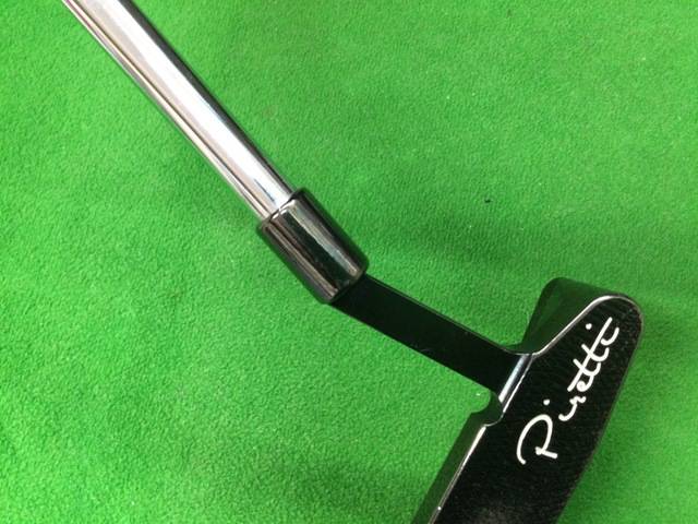 中古 COTTON WOOD II ミッドナイトブラックパター ゴルフ用品