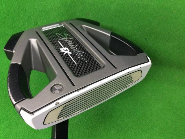 中古 SPIDER EX PLATINUM/WHITE フローネックパター ゴルフ用品